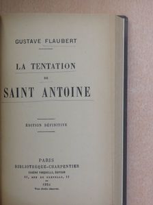 Gustave Flaubert - La tentation de Saint Antoine [antikvár]