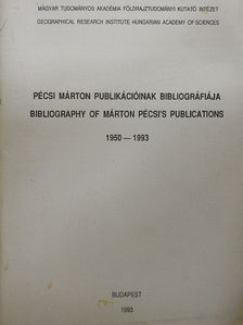 Pécsi Márton publikációinak bibliográfiája 1950-1993 [antikvár]