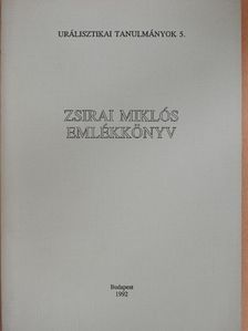 Hadrovics László - Zsirai Miklós emlékkönyv [antikvár]
