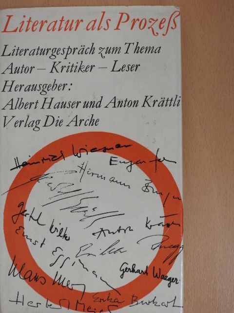 Albert Hauser - Literatur als Prozess [antikvár]