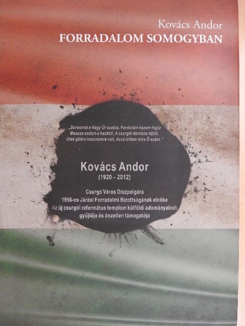 Kovács Andor - Forradalom Somogyban [antikvár]