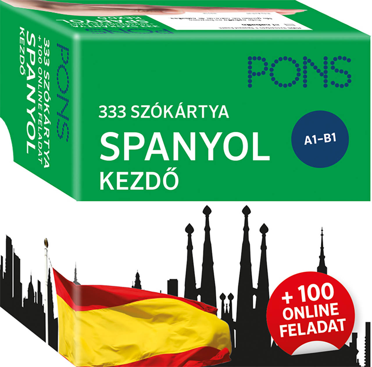 PONS 333 szókártya SPANYOL kezdő