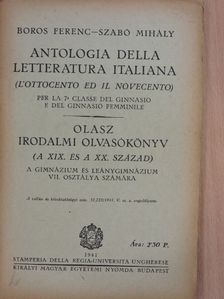 Boros Ferenc - Olasz irodalmi olvasókönyv  [antikvár]