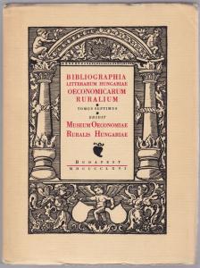 Takács Imre - A magyar gazdasági szakirodalom könyvészete VII. [antikvár]