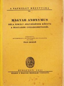 Magyar Anonymus [antikvár]