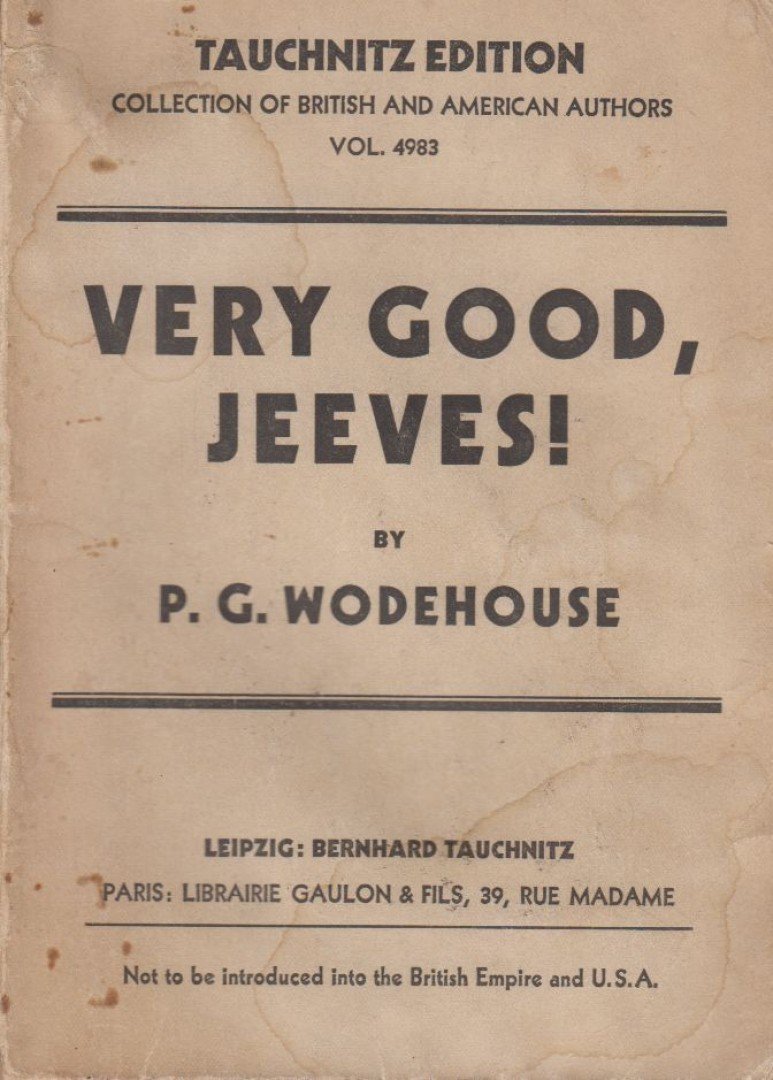 P. G. Wodehouse - Very Good, Jeeves [antikvár]