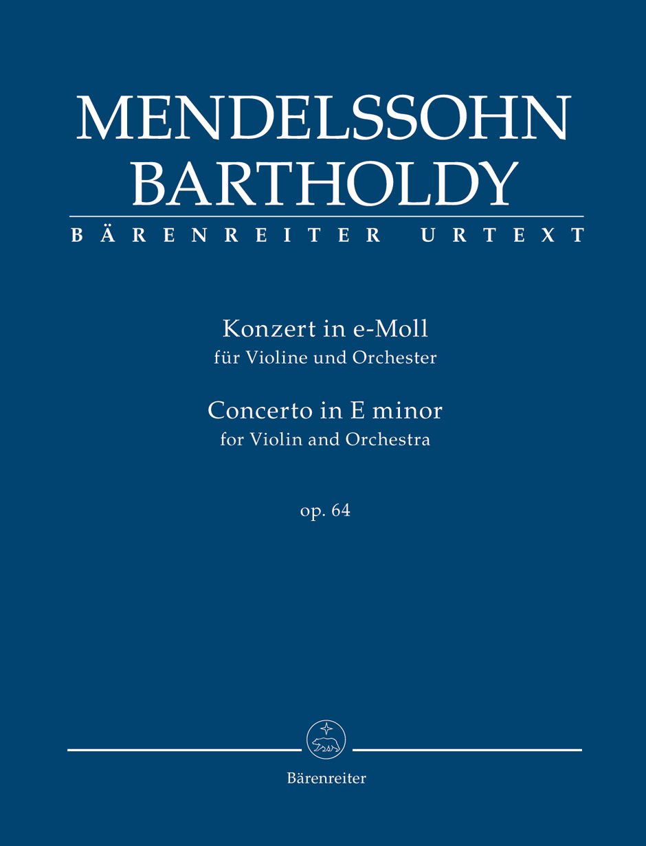 MENDELSSOHN - KONZERT IN e-MOLL FÜR VIOLINE UND ORCHESTER OP.64, STUDIENPARTITUR