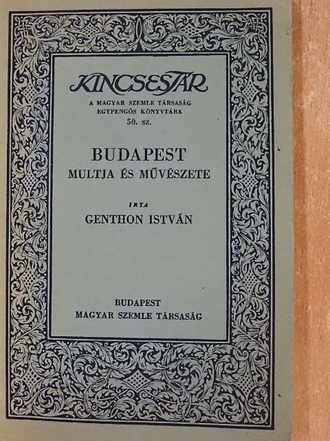 Genthon István - Budapest multja és művészete [antikvár]