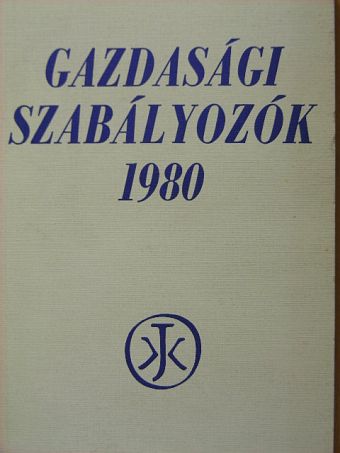Dr. Farkasfalvy Ervin - Gazdasági szabályozók 1980 [antikvár]