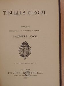 Tibullus - Tibullus elégiái [antikvár]