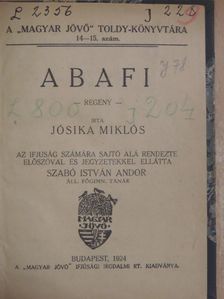 Jósika Miklós - Abafi [antikvár]