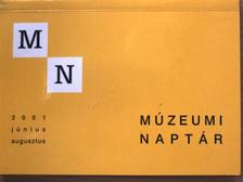 Múzeumi naptár 2001. június-augusztus [antikvár]