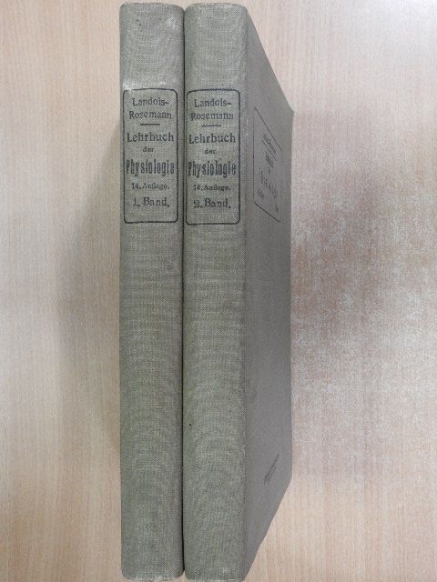 L. Landois - L. Landois' Lehrbuch der Physiologie des Menschen mit besonderer Berücksichtigung der praktischen Medizin I-II. [antikvár]