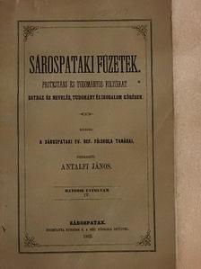 Barna József - Sárospataki Füzetek 1862. április 10. [antikvár]