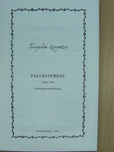 Faludi Ferenc - Forgandó Szerentse [antikvár]