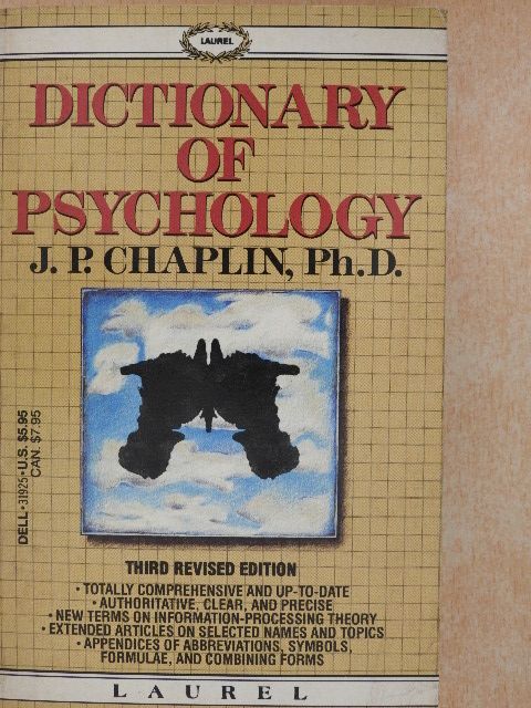 J. P. Chaplin - Dictionary of Psychology [antikvár]