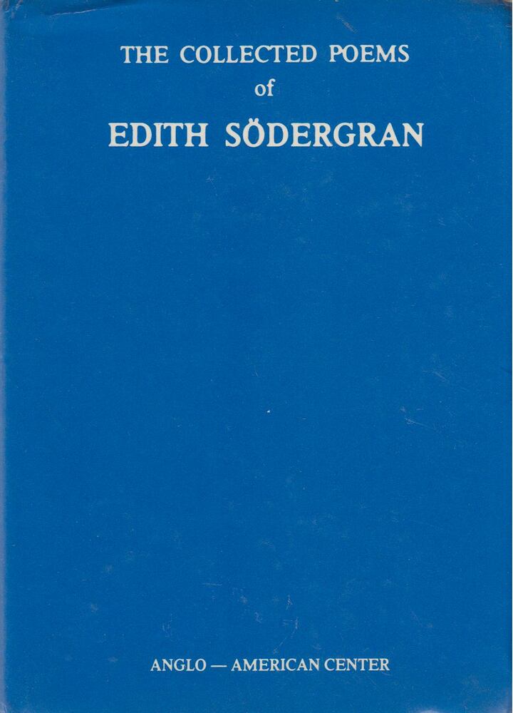 Edith Södergran - The Collected Poems of Edith Södergran [antikvár]