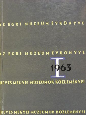 Andreánszky Gábor - Az Egri Múzeum Évkönyve I. [antikvár]