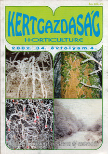 Bernáth Jenő - Kertgazdaság 2002. 34. évfolyam 4. szám [antikvár]