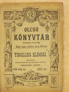 Tibullus - Tibullus elégiái [antikvár]