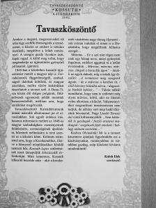 Fábián Judit - Tavaszköszöntő Kossuth Kalendárium 2002 [antikvár]