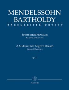 MENDELSSOHN - SOMMERNACHTSTRAUM KONZERT-OUVERTÜRE OP.21 TASCHENPARTITUR