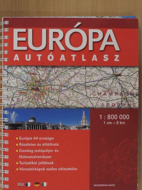 Európa autóatlasz [antikvár]