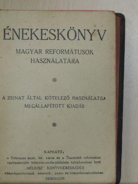 Énekeskönyv [antikvár]