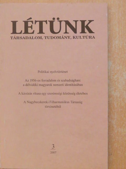 Bálint István - Létünk 2007/3.  [antikvár]