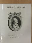 Friedrich Nicolai 1733-1811 [antikvár]