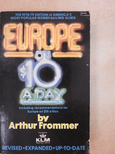 Arthur Frommer - Europe on $10 a Day [antikvár]