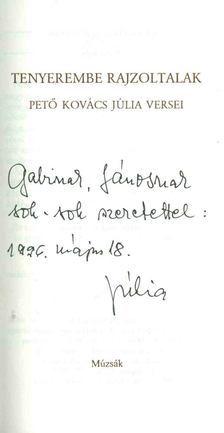 Tenyerembe rajzoltalak (dedikált) [antikvár]