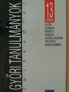 Bácskai Vera - Győri tanulmányok 13. [antikvár]