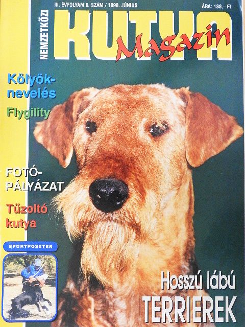 Dr. Yvonne Kejez - Nemzetközi Kutya Magazin 1998. június [antikvár]