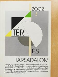 Edelényi Béla - Tér és Társadalom 2002/3. [antikvár]
