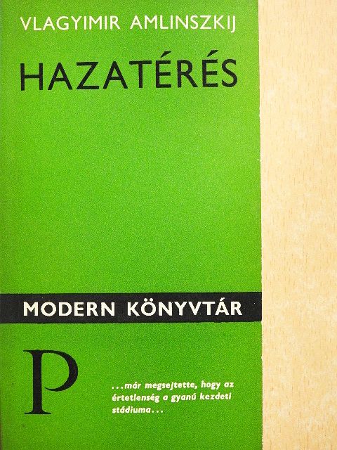 Vlagyimir Amlinszkij - Hazatérés [antikvár]