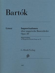 BARTÓK BÉLA - IMPROVISATIONEN ÜBER UNGARISCHE BAUERNLIEDER OP.20
