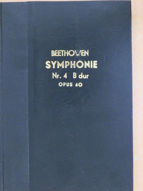 Beethoven - Symphonie Nr. 4 B dur [antikvár]