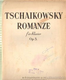 TSCHAIKOWSKY - Romanze für Klavier [antikvár]