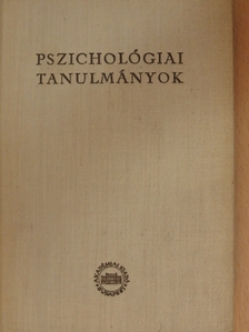 Dr. Kiss Tihamér - Pszichológiai tanulmányok [antikvár]