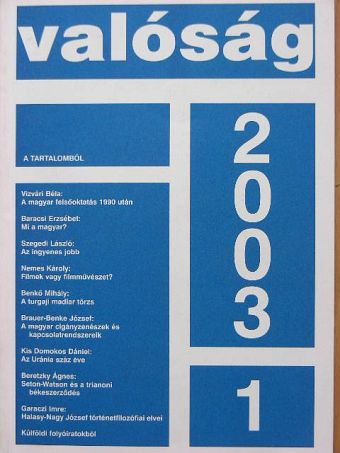 Baracsi Erzsébet - Valóság 2003. január [antikvár]