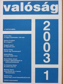 Baracsi Erzsébet - Valóság 2003. január [antikvár]