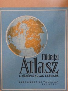 Földrajzi atlasz [antikvár]