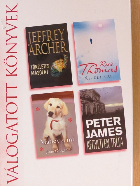 Jeffrey Archer - Tökéletes másolat/Éjféli nap/Kegyetlen tréfa/Marley és mi [antikvár]