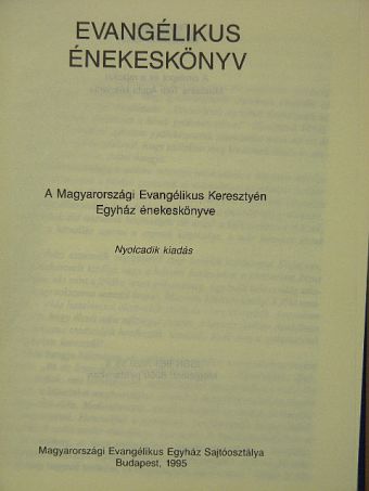 Evangélikus énekeskönyv [antikvár]