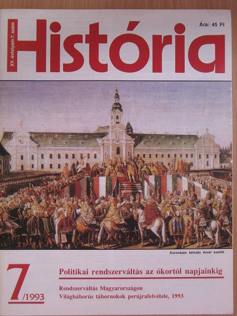 Anderle Ádám - História 1993/7. [antikvár]