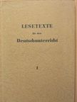 Gottfried Keller - Lesetexte für den Deutschunterricht I. [antikvár]