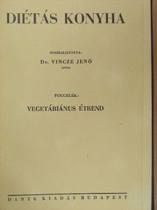 Dr. Vincze Jenő - Diétás konyha [antikvár]