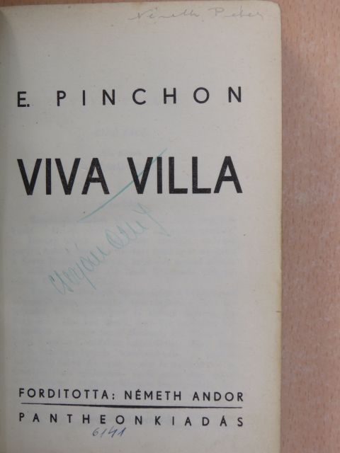 E. Pinchon - Viva Villa [antikvár]