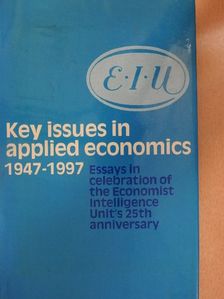 Geoffrey Bartlett - Key Issues in Applied Economics 1947-1997 [antikvár]